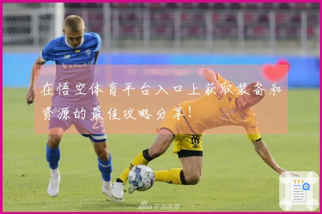 在悟空体育平台入口上获取装备和资源的最佳攻略分享！